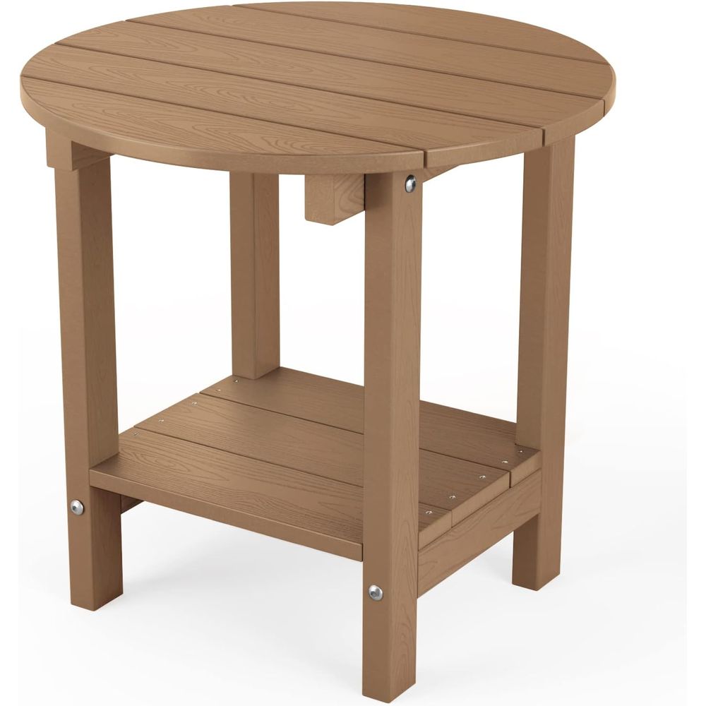 Outdoor Furniture With Storage - Outdoor 18 Inch Side Table with