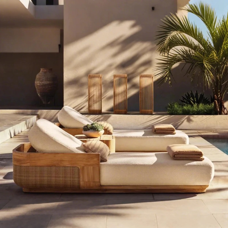 Outdoor Daybed Sofa - Sun Beach Lounge Chair & Daybed