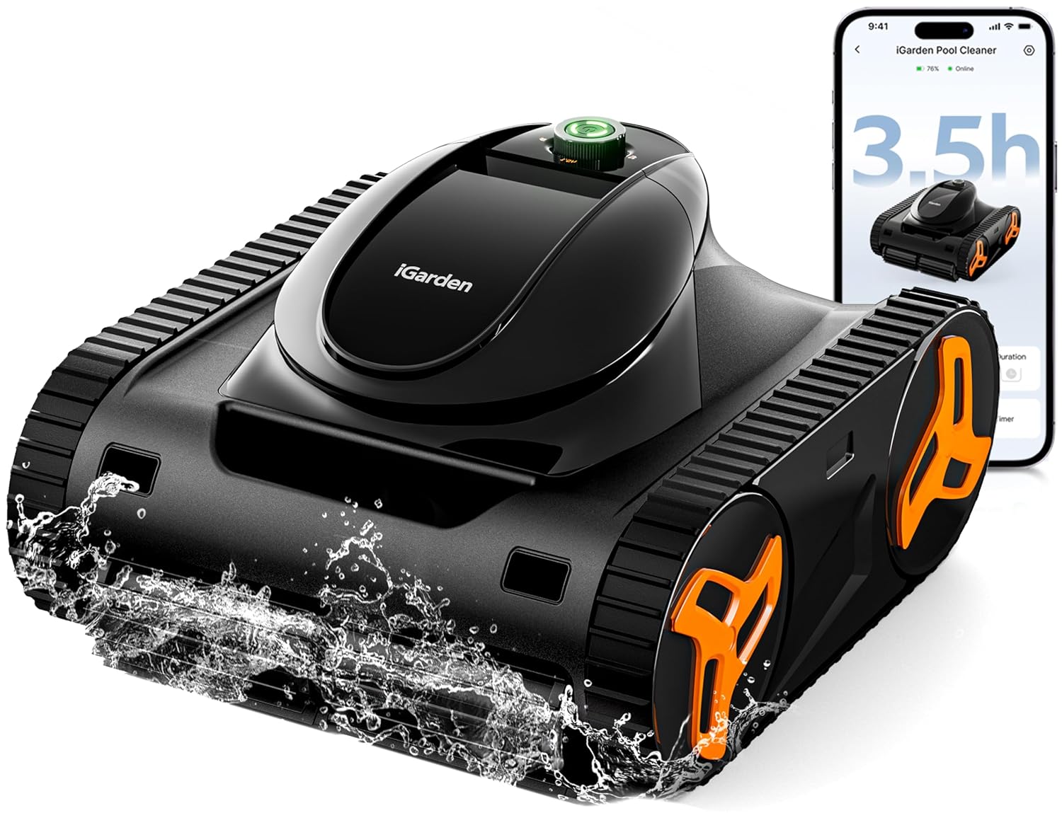 Outdoor Furniture Metal - Robotic Pool Cleaner KN Series, 210-Min