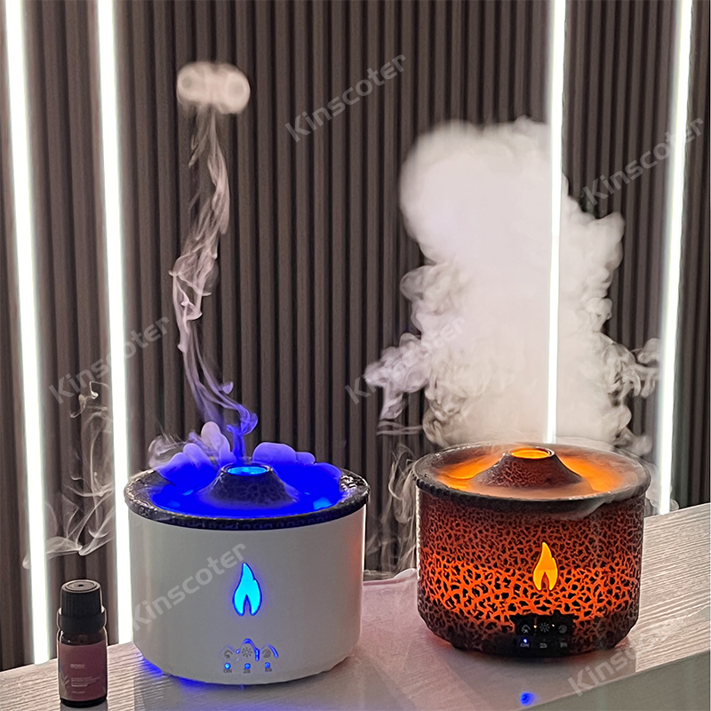 Outdoor Furniture Oil - KINSCOTER Volcano Flame Aroma Diffuser Jellyfish
