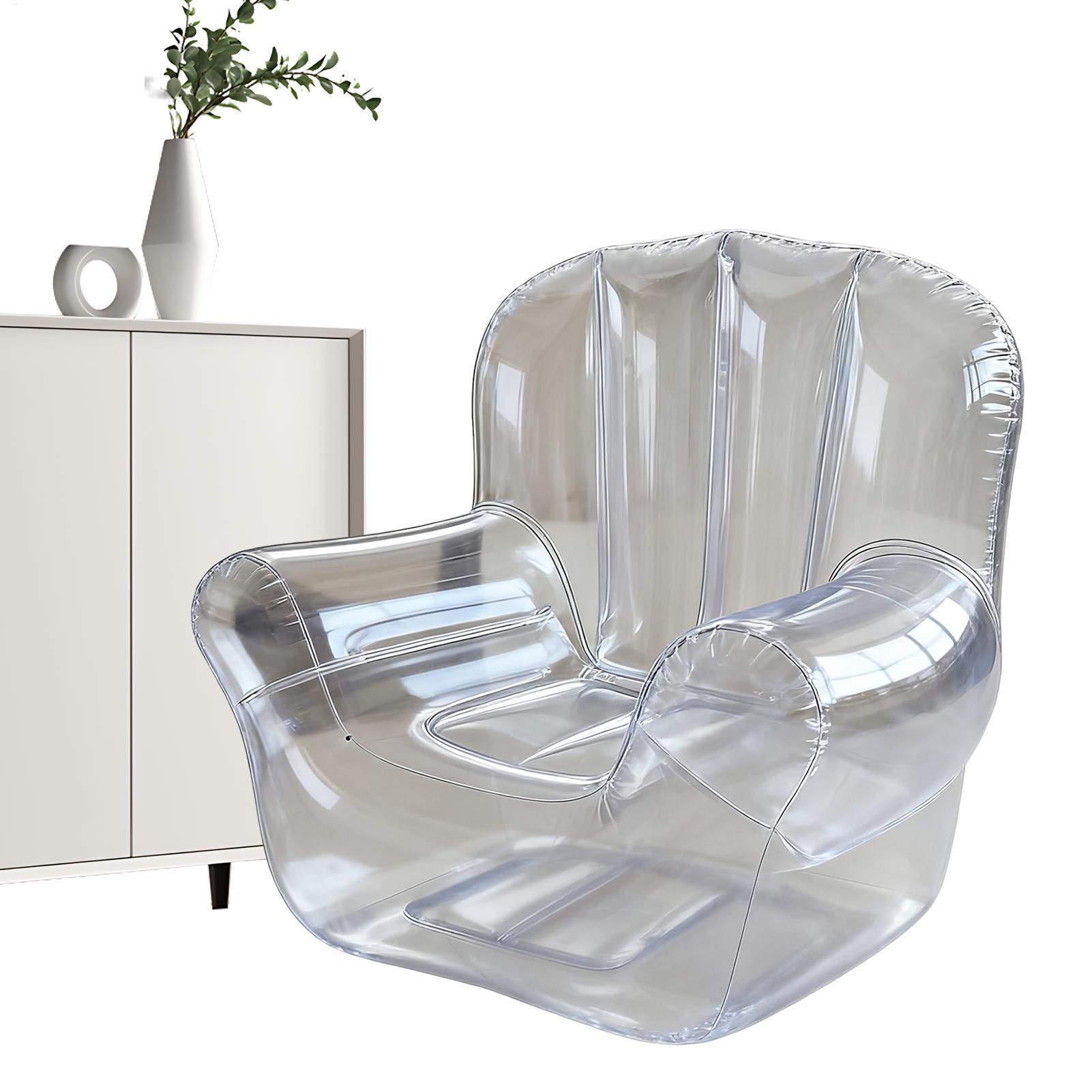 Outdoor Daybed Sofa - Thickened Transparent Sofa PVC Inflatable Sofa
