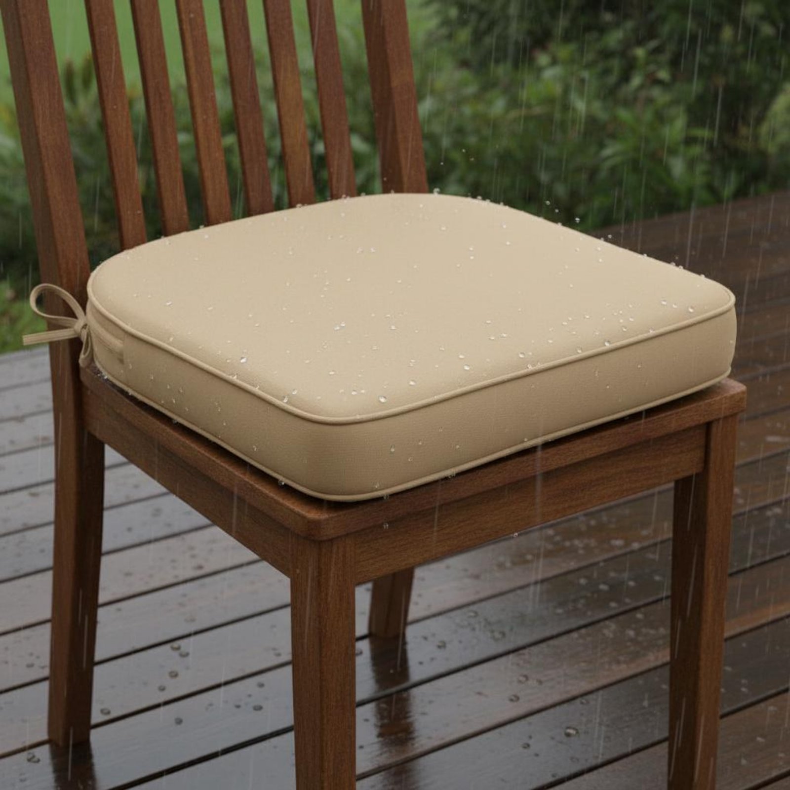 Outdoor Furniture Dining Set - Waterproof Patio Seat Pad Supportive Firm