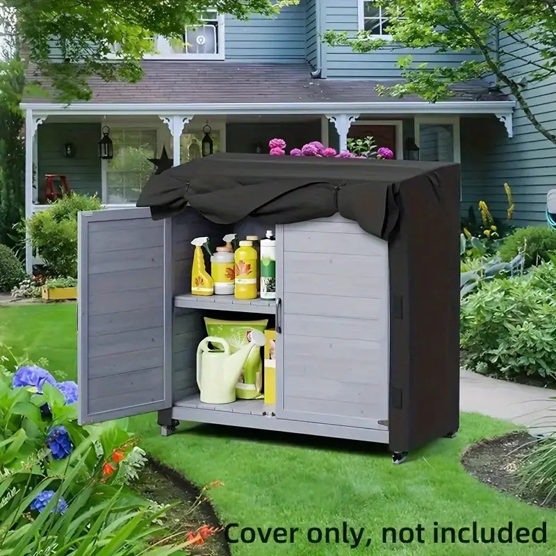 Outdoor Furniture With Storage - Duty Waterproof Cabinet Cover Outdoor Storage