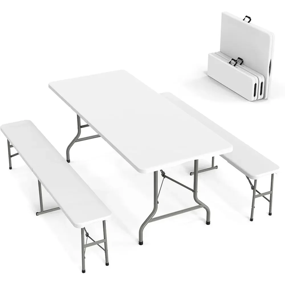 Outdoor Furniture Dining Set - Outdoor Picnic Table Set with 2