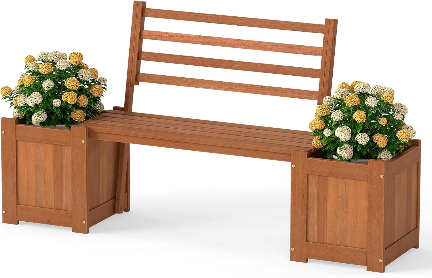 Outdoor Furniture Oil - Outdoor Bench With Backrest Combined Dual