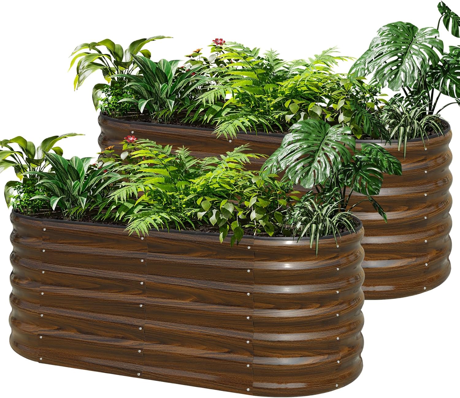 Planter Raised Metal - Galvanized Steel Raised Garden Bed Kit