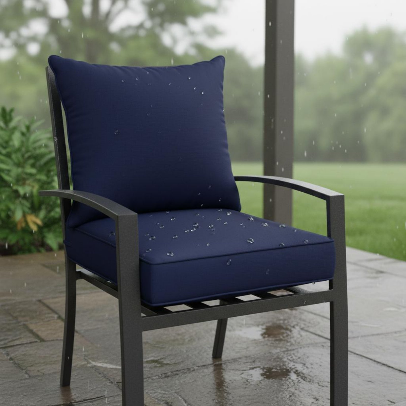 Outdoor Furniture Cushions - Patio Chair Pad Removable Cover Patio