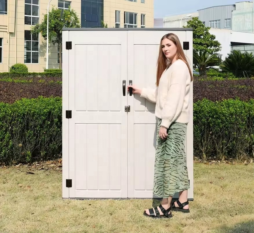 Outdoor Furniture In Store - outdoor storage cabinets, vertical storage sheds,