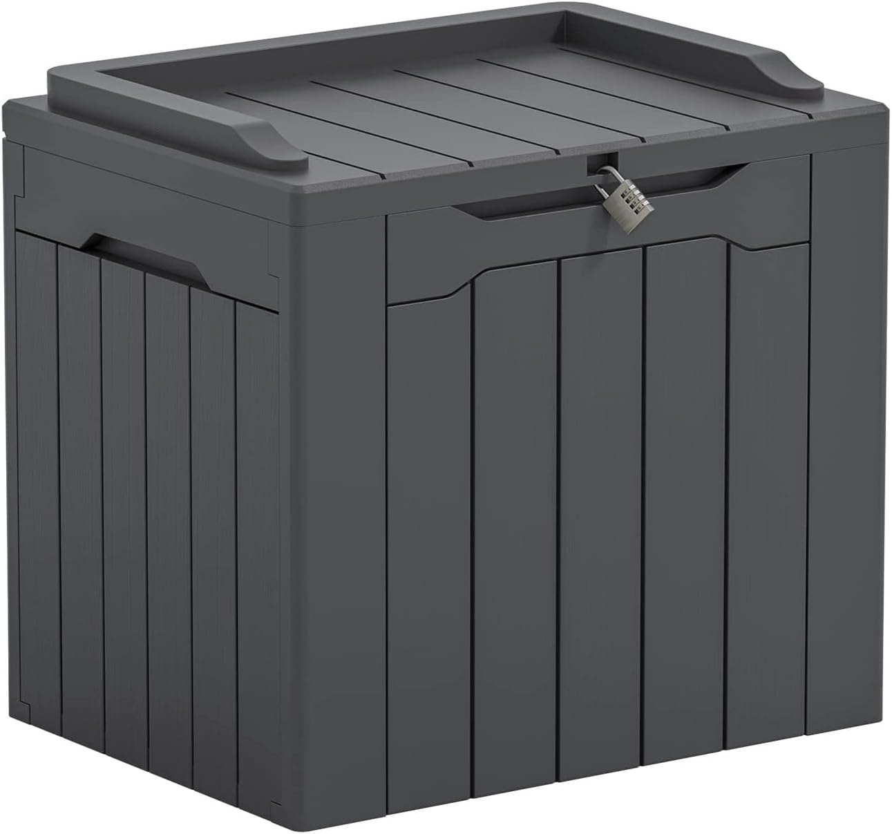 Outdoor Furniture With Storage - 31 Gallon Outdoor Storage Box with