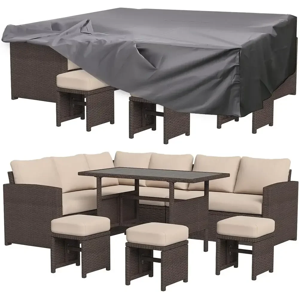 Outdoor Furniture Dining Set - 7-Piece Patio Furniture Set with Waterproof