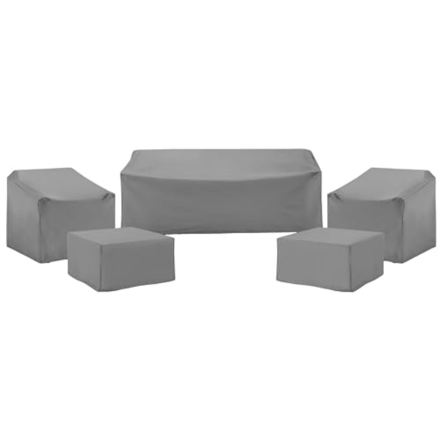 Outdoor Furniture Sofa - Patio Furniture Covers, Waterproof 5-Piece Cover