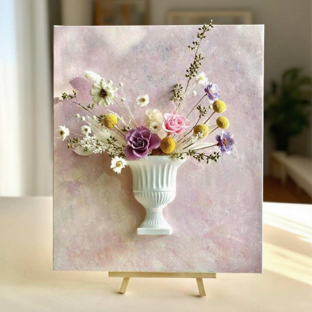 Outdoor Furniture Oil - New French Oil Painting Half Wall