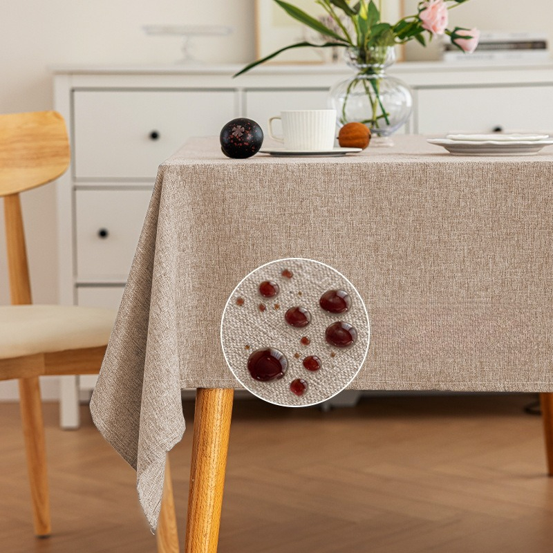 Outdoor Furniture Oil - Rectangle Waterproof Oil Resistant Table Clothes