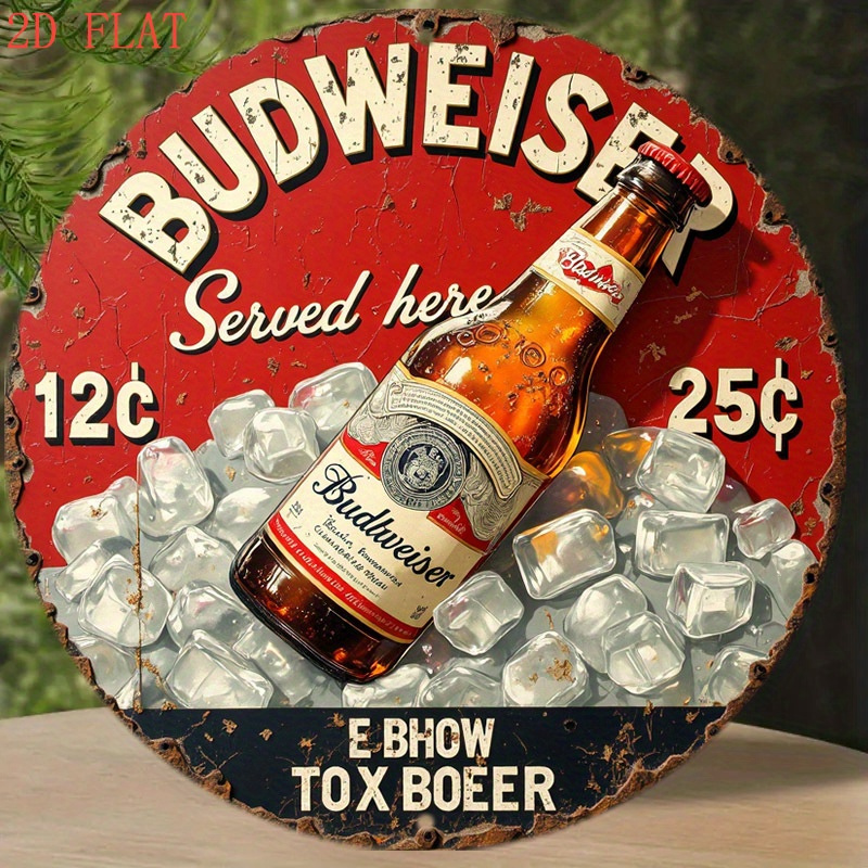 1pc Vintage Beer Logo Metal Wa - đánh giá và giá Outdoor Furniture Metal