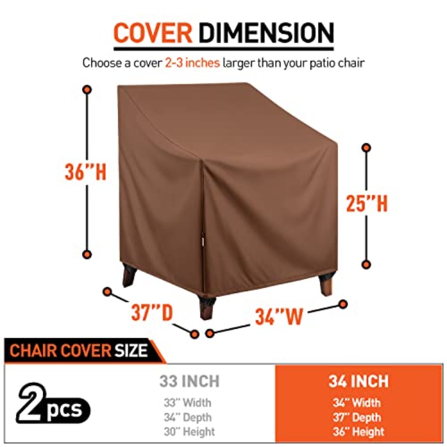 Waterproof Patio Chair Covers, - đánh giá và giá Outdoor Furniture Covers Waterproof