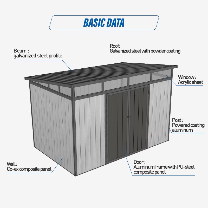 D2833 3M*3M High Performance M - đánh giá và giá Outdoor Furniture With Storage