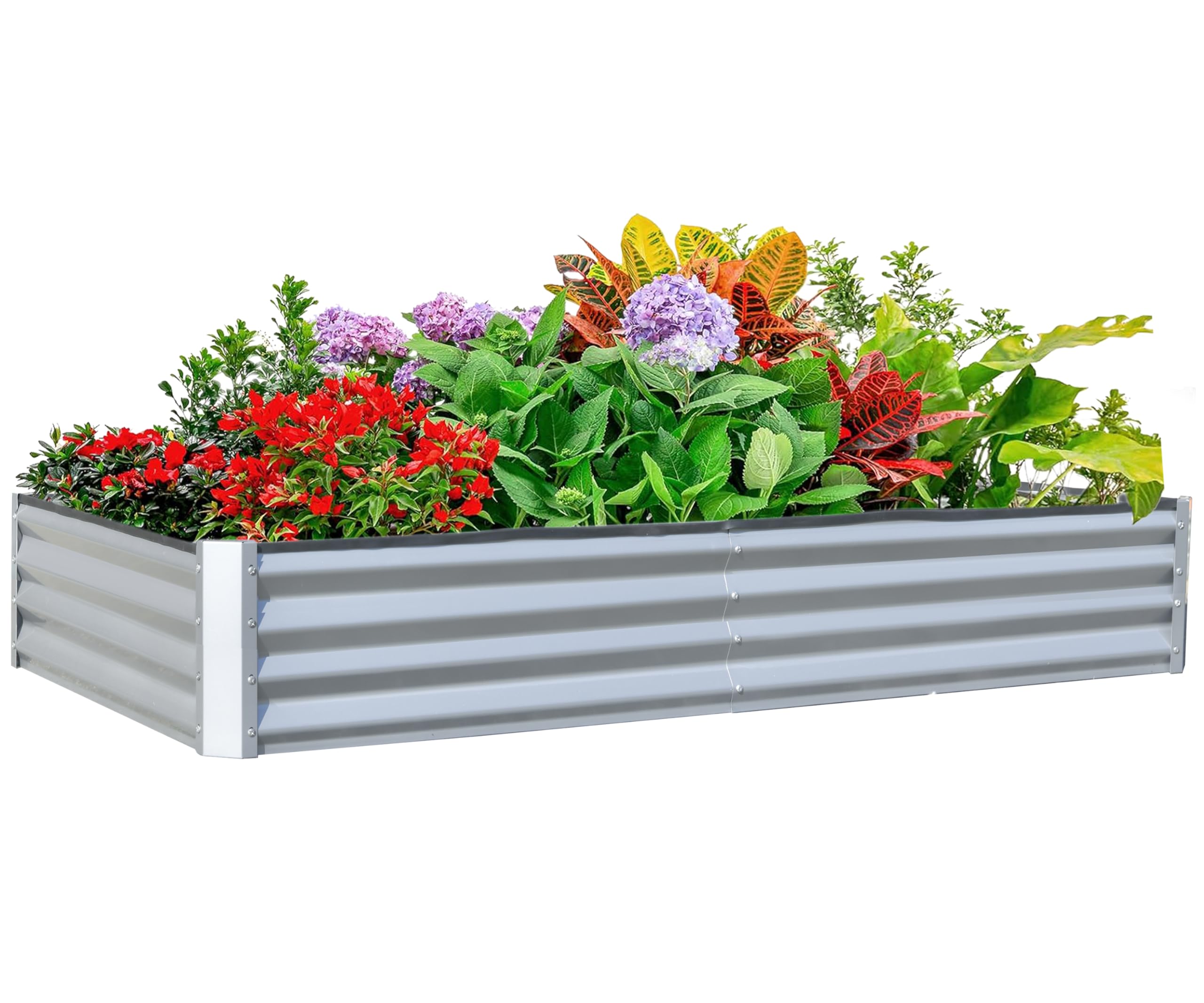 6x3x1ft Galvanized Raised Gard - đánh giá và giá Planter Raised Metal