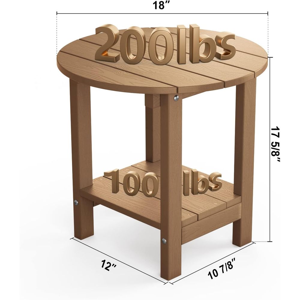 Outdoor 18 Inch Side Table wit - đánh giá và giá Outdoor Furniture With Storage
