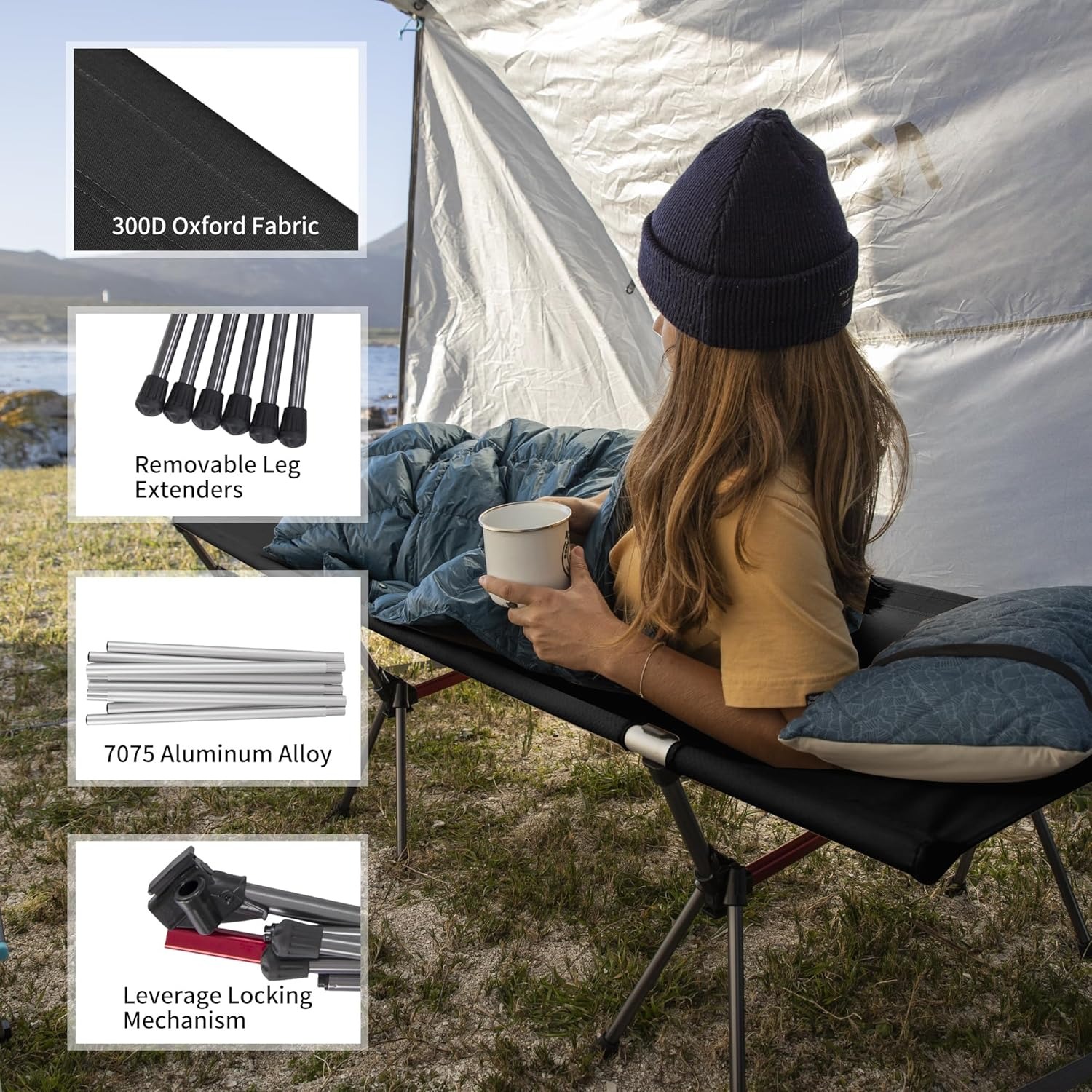 Naturehike Folding Camping Cot - đánh giá và giá Outdoor Daybed Sofa