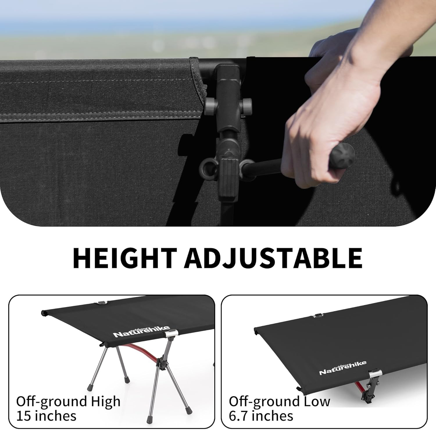 Naturehike Folding Camping Cot - đánh giá và giá Outdoor Daybed Sofa