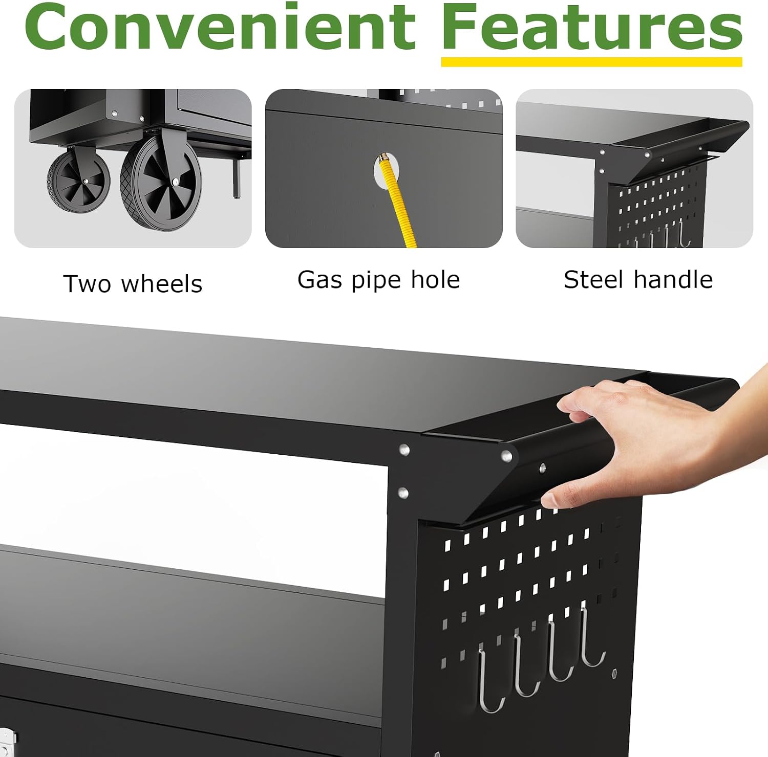 Outdoor Grill Cart Table With  - đánh giá và giá Outdoor Furniture With Storage