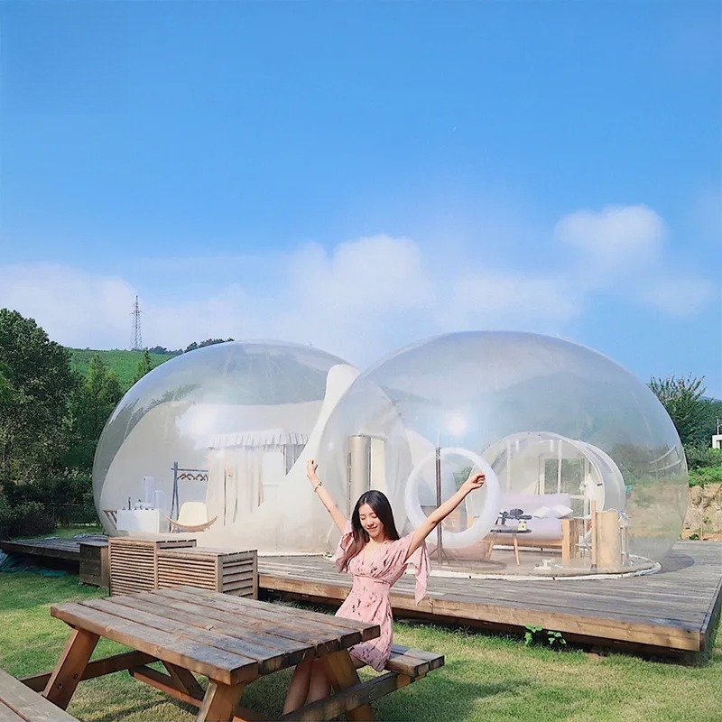 Outdoor Inflatable Bubble Hous - đánh giá và giá Outdoor Furniture Material