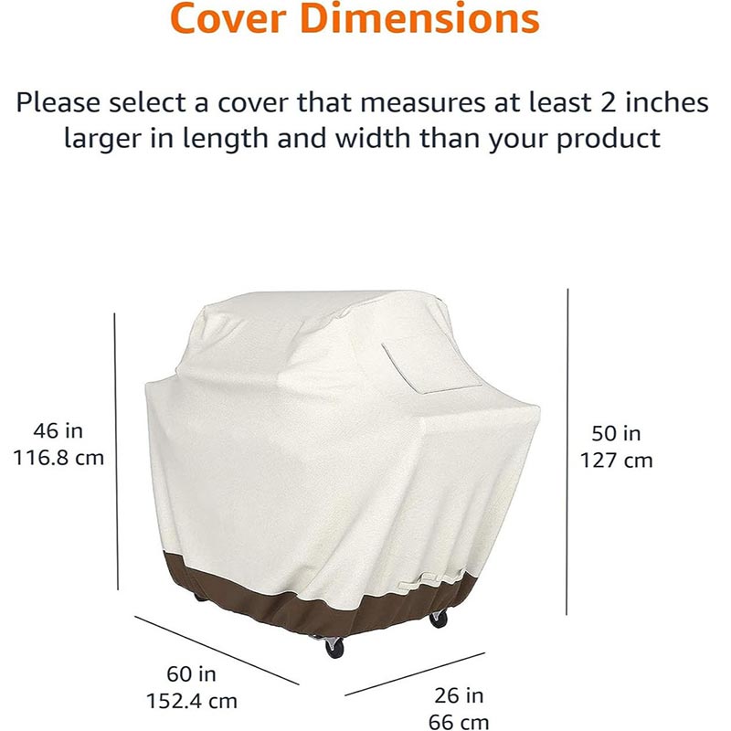 210D BBQ Beige Barbecue Grill  - đánh giá và giá Outdoor Furniture Covers Waterproof