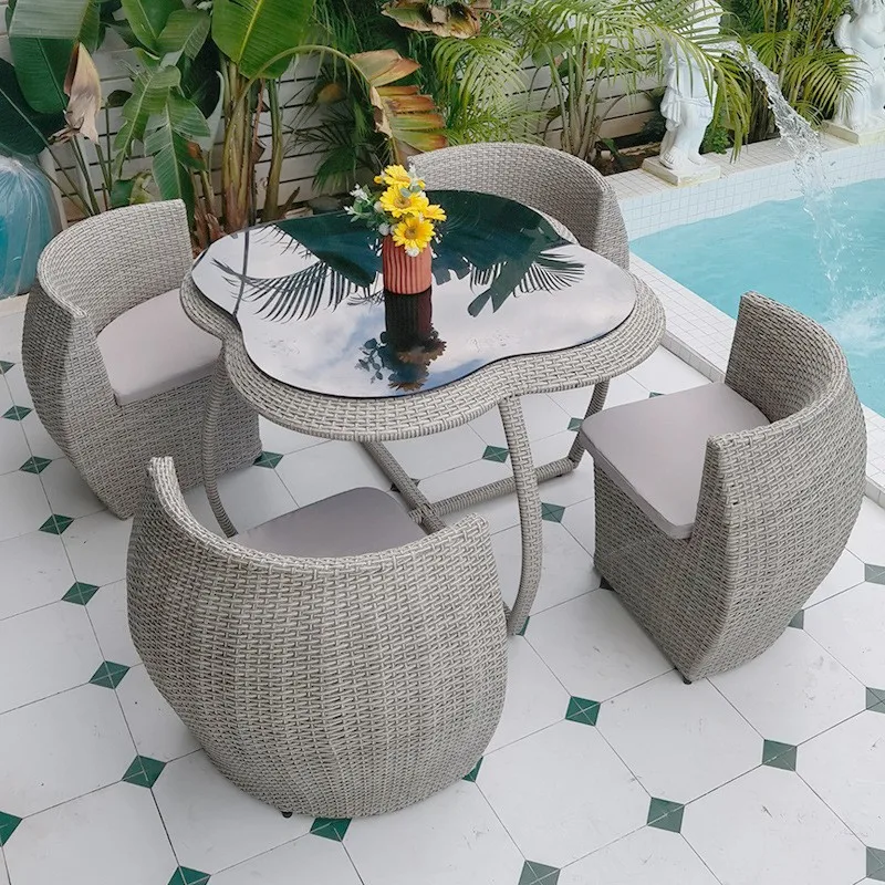 DSA outdoor rattan table and c - đánh giá và giá Outdoor Furniture In Store