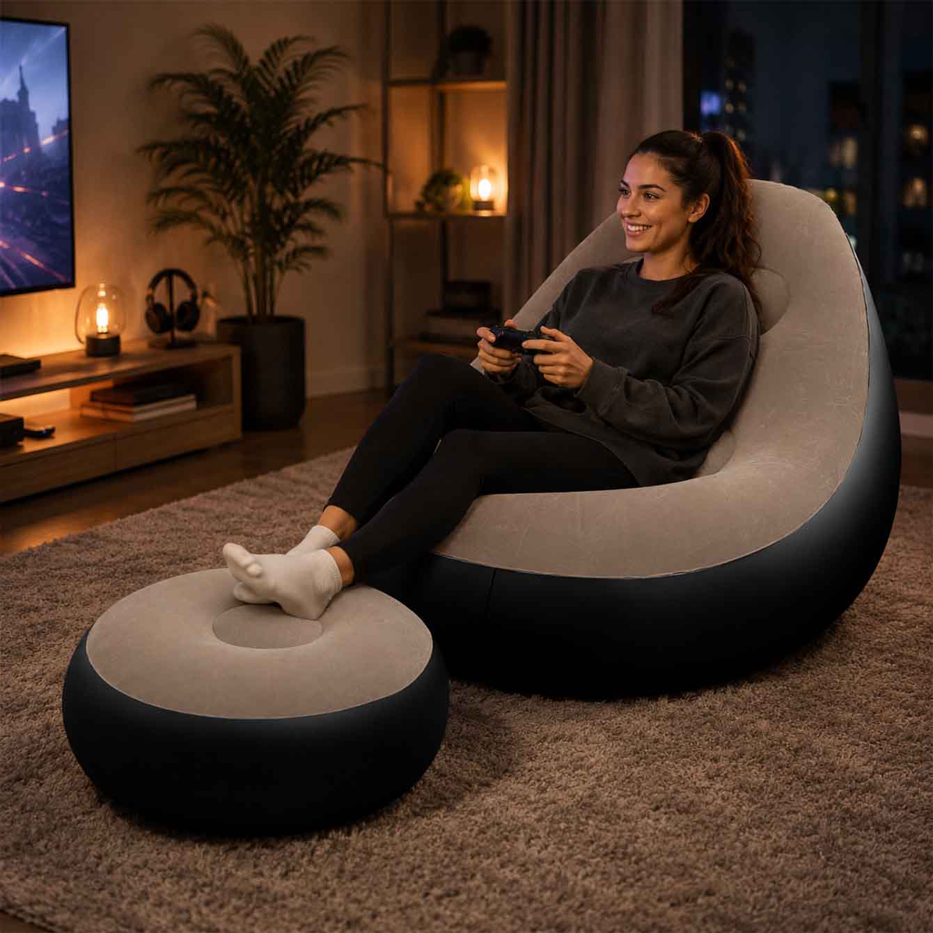 Inflatable Chair for Adults,Po - đánh giá và giá Outdoor Furniture Lowes
