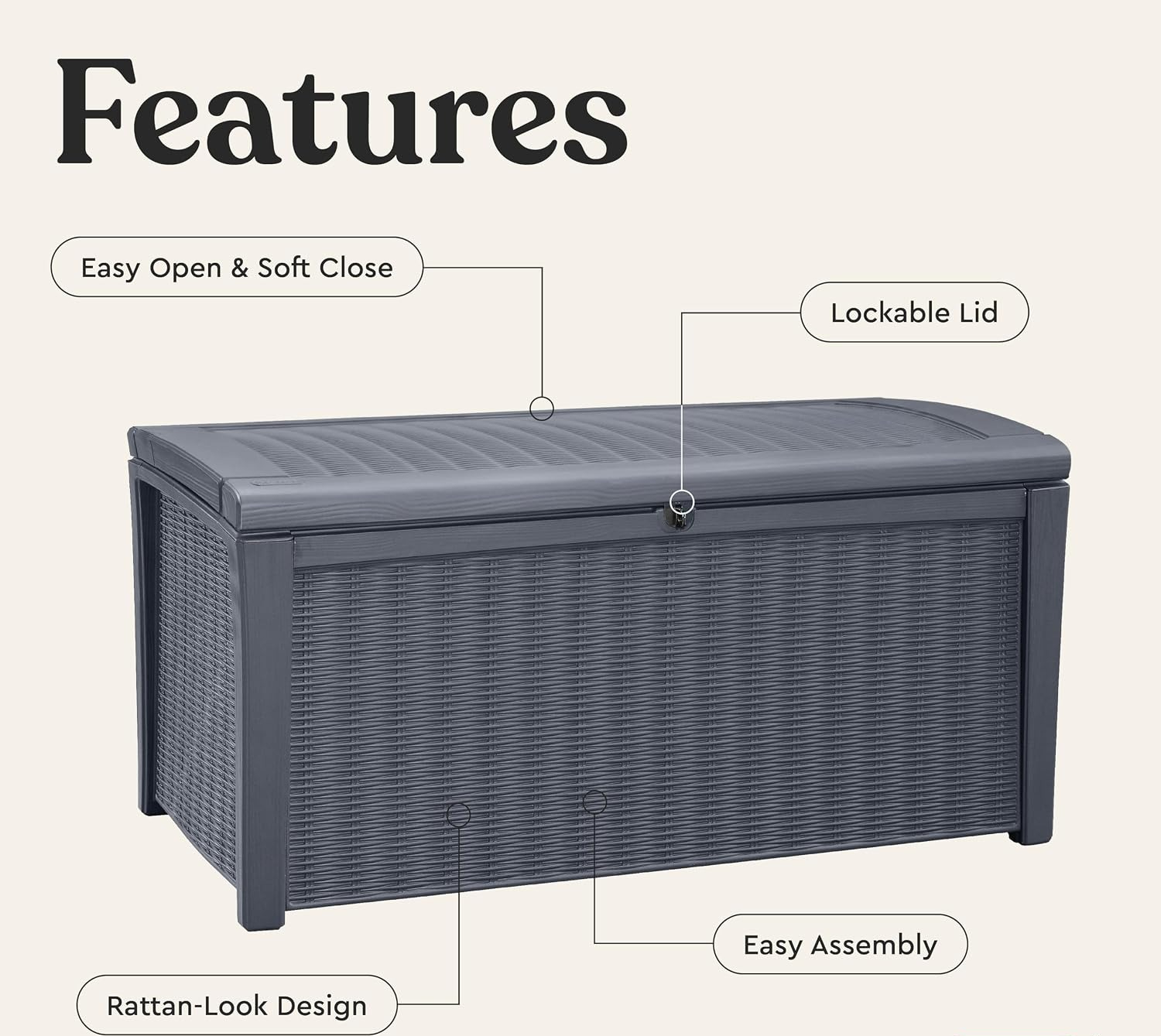 110 Gallon Outdoor Storage Dec - đánh giá và giá Outdoor Furniture Cushions