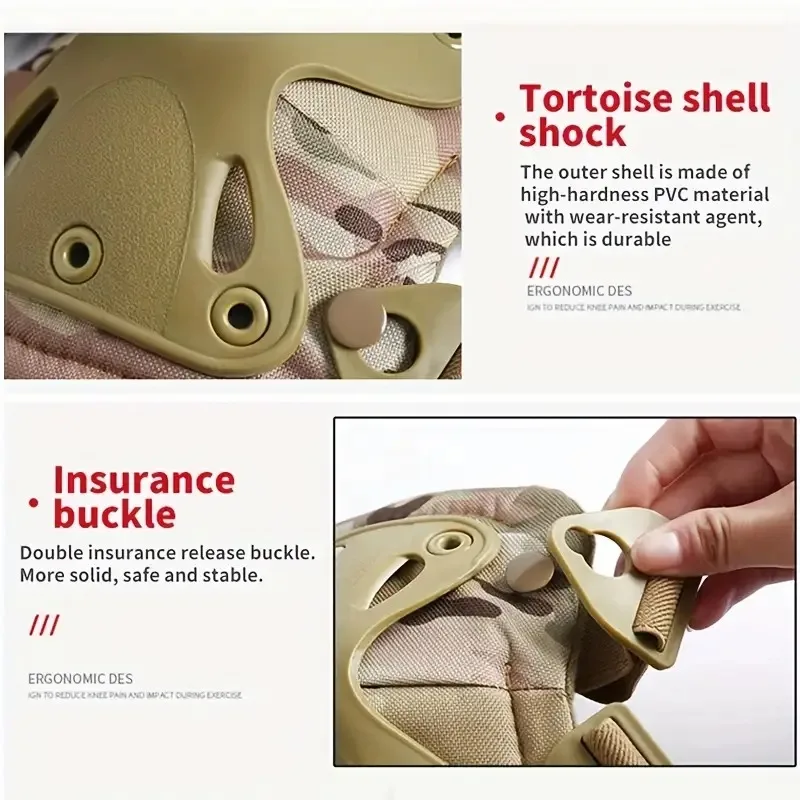Tactical Knee Pad Elbow CS Mil - đánh giá và giá Outdoor Furniture Pads