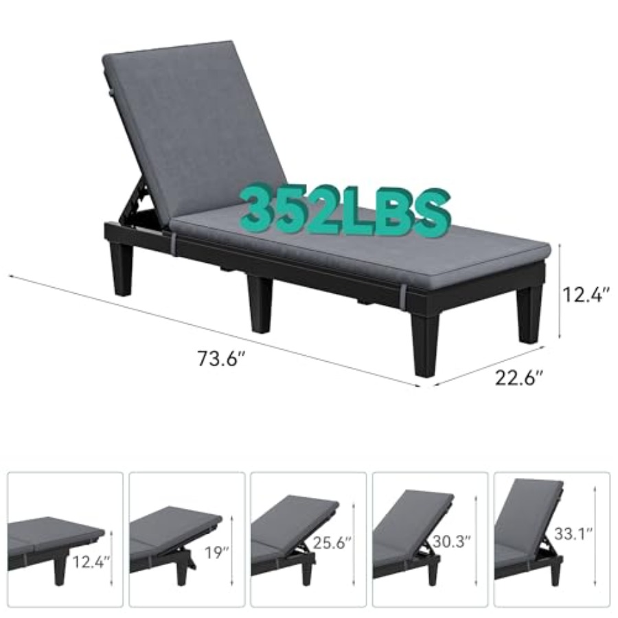 Outdoor Chaise Lounge Chair, P - đánh giá và giá Outdoor Furniture Lowes