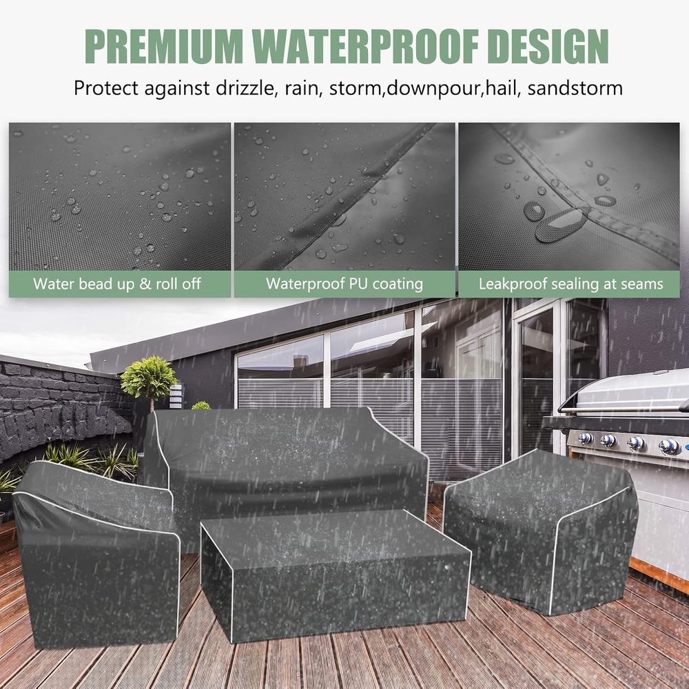 Patio Furniture Covers, 4-Piec - đánh giá và giá Outdoor Furniture Covers Waterproof
