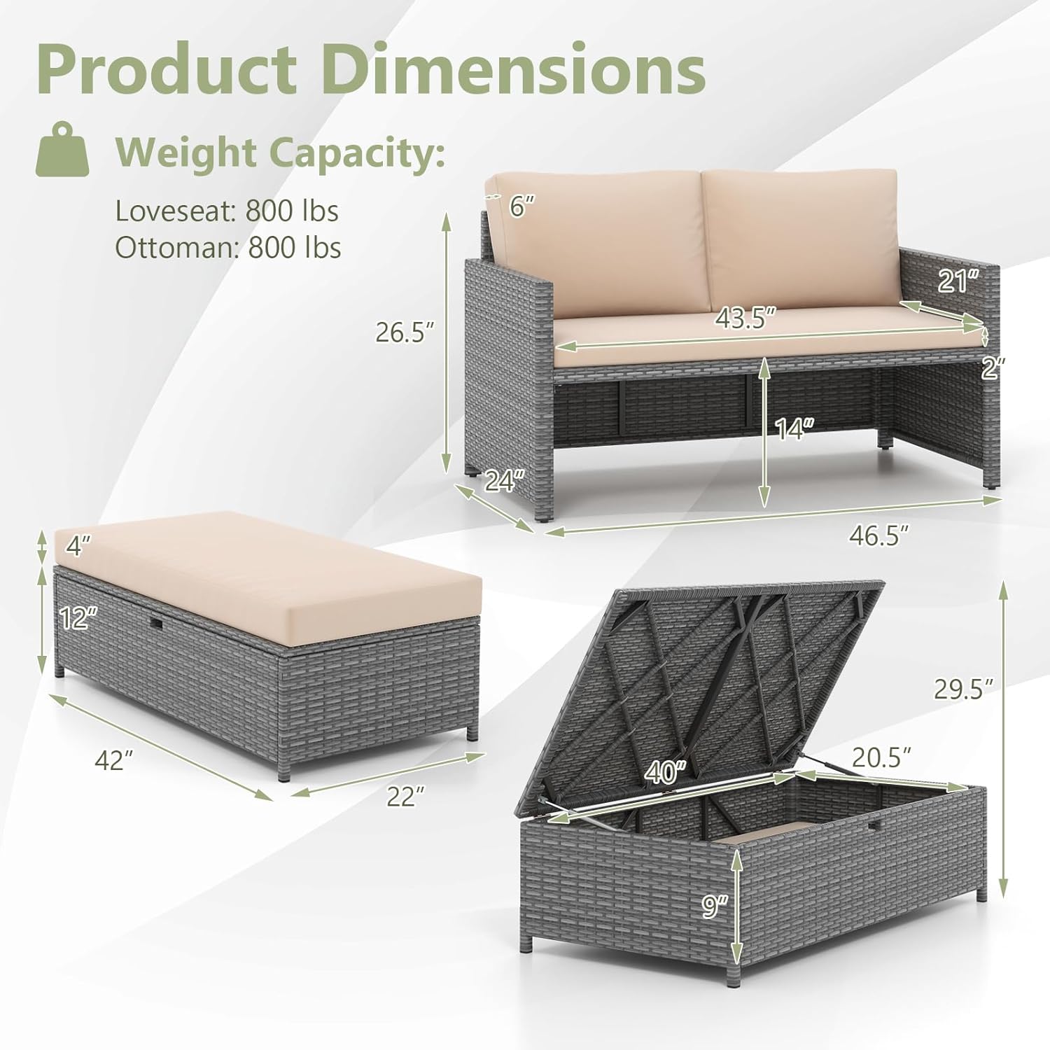 Wicker Patio Daybed Loveseat O - đánh giá và giá Outdoor Daybed Sofa