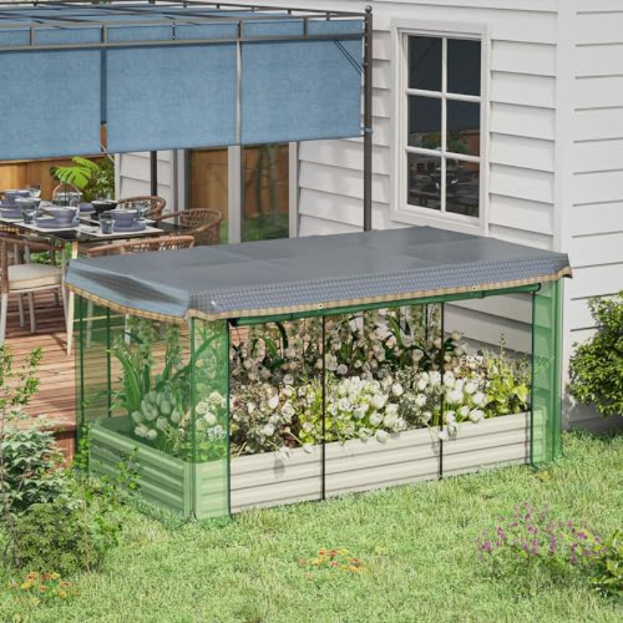 7.3 x 3.4 x 1 ft Galvanized Ra - đánh giá và giá Planter Raised Metal
