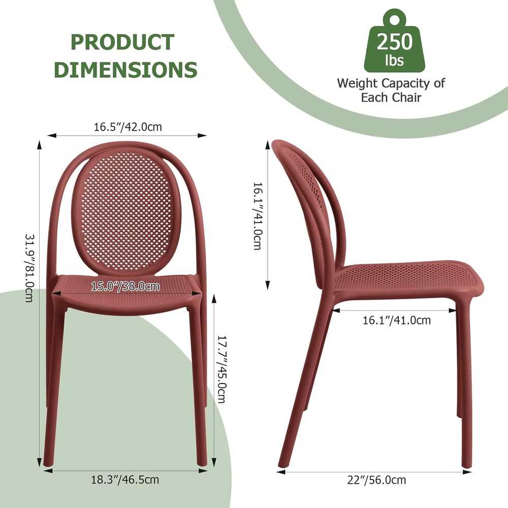 Weather-Resistant Stackable Di - đánh giá và giá Outdoor Furniture Dining Set