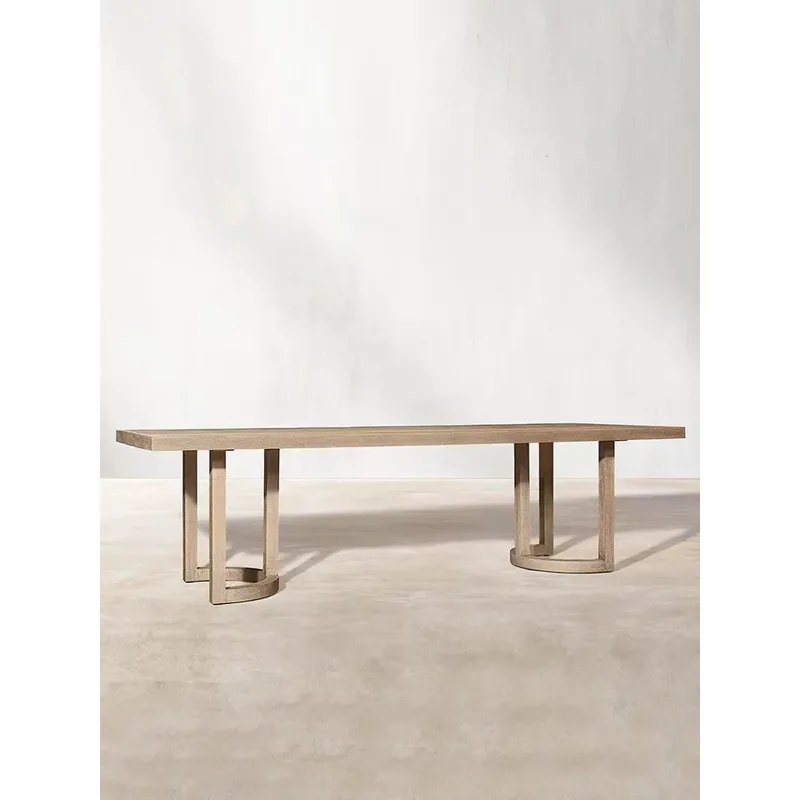 Nordic Outdoor Teak Wood Dinin - đánh giá và giá Outdoor Furniture Dining Set