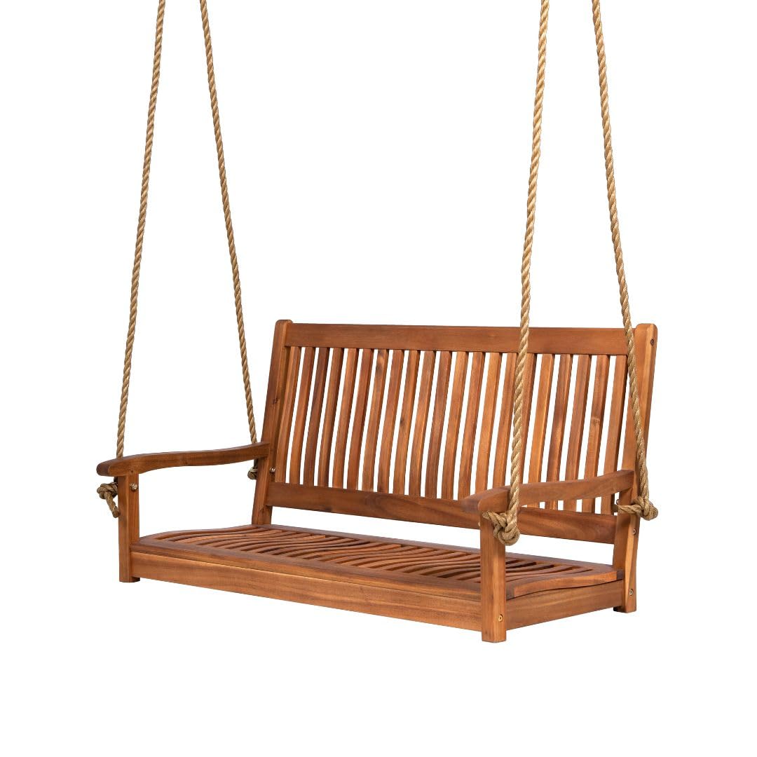 5ft Acacia Wood Porch Swing We - đánh giá và giá Outdoor Furniture Oil