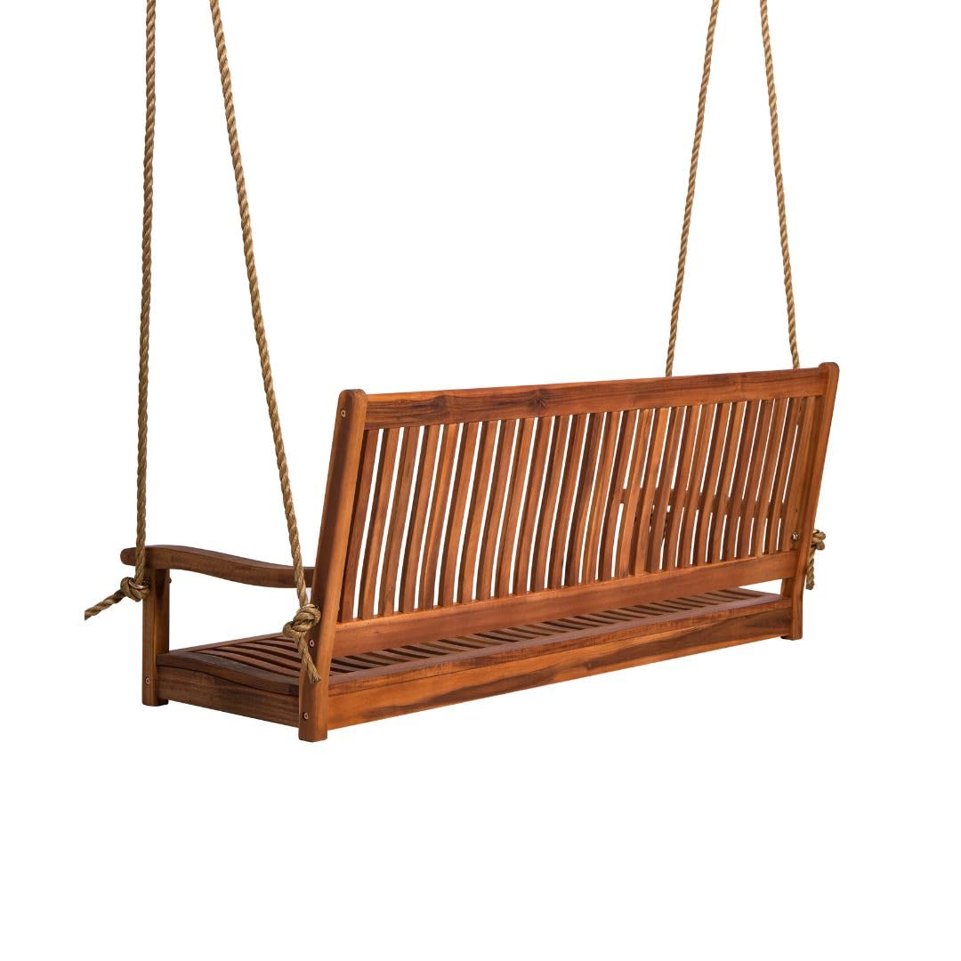 5ft Acacia Wood Porch Swing We - đánh giá và giá Outdoor Furniture Oil