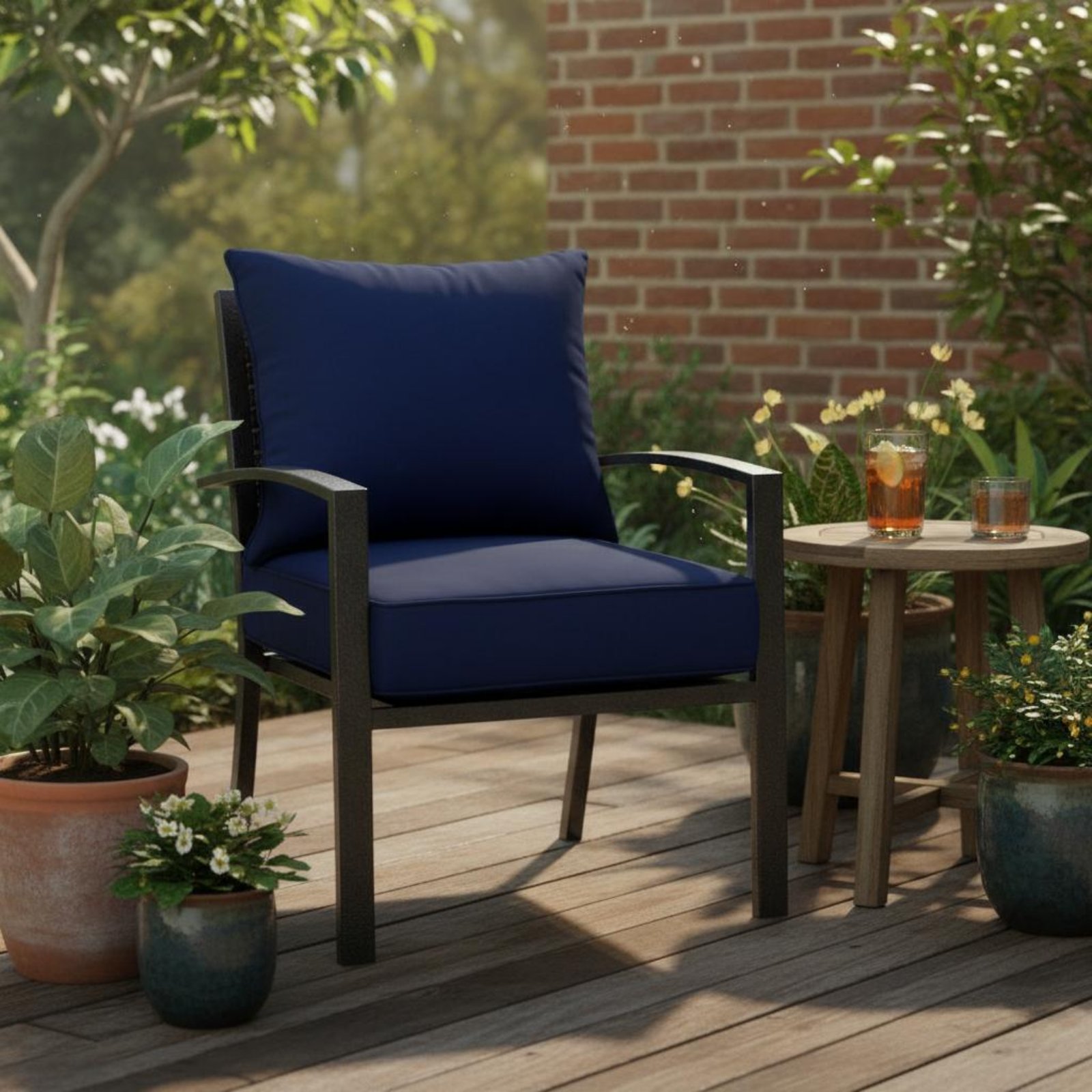 Patio Chair Pad Removable Cove - đánh giá và giá Outdoor Furniture Cushions
