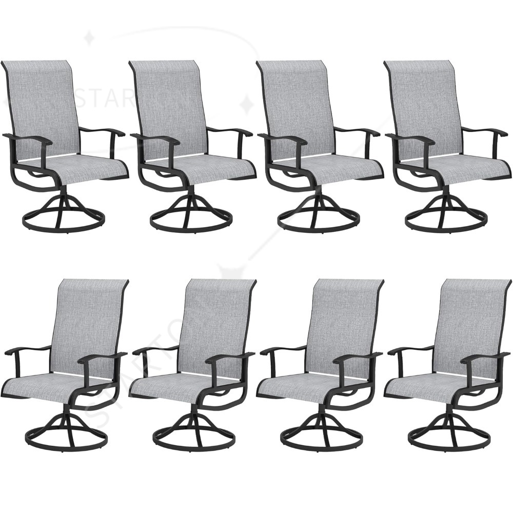 Patio Swivel Chairs Set Outdoo - đánh giá và giá Outdoor Furniture Dining Set