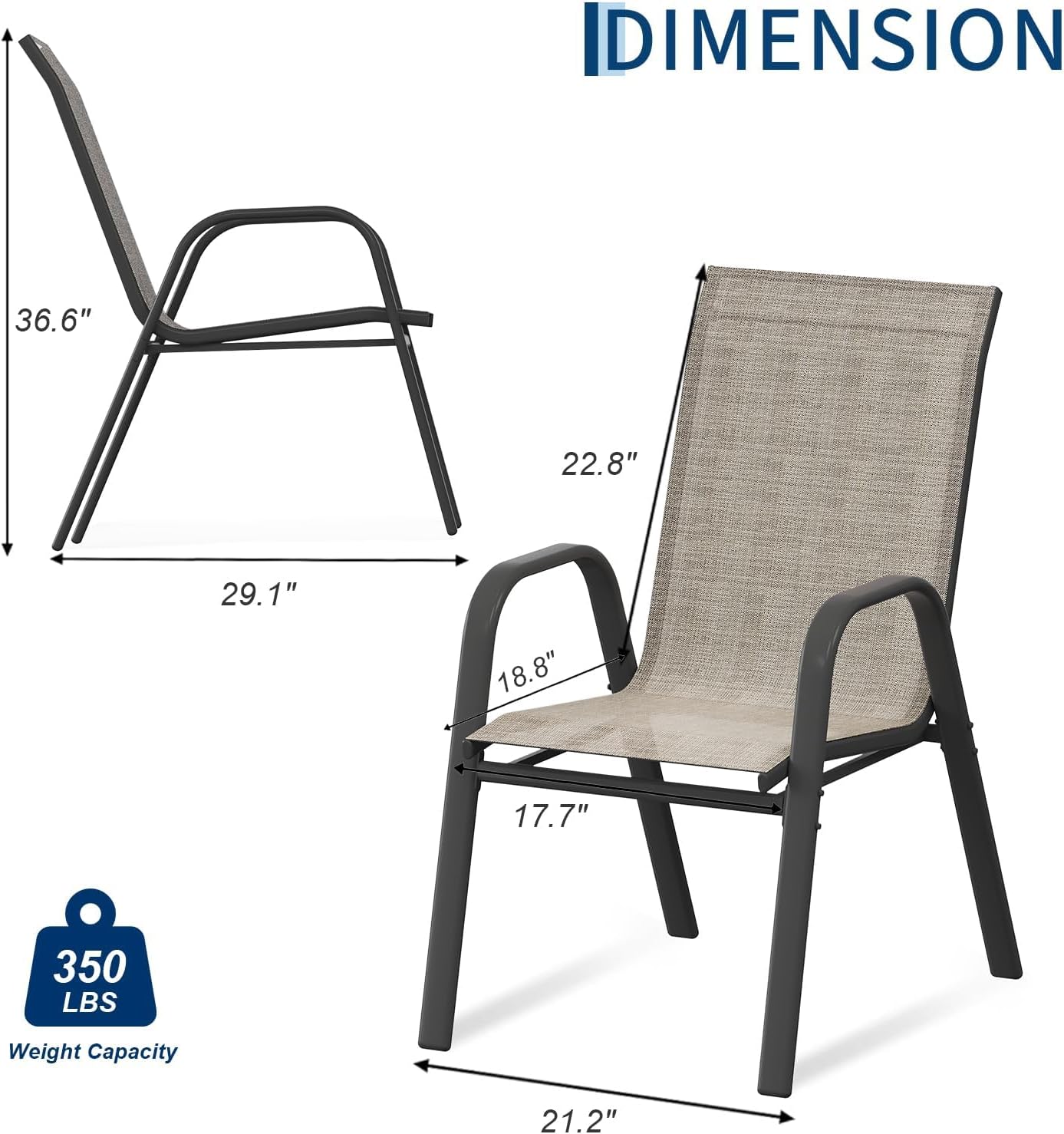 Patio Dining Chairs Set of 4,  - đánh giá và giá Outdoor Furniture Dining Set