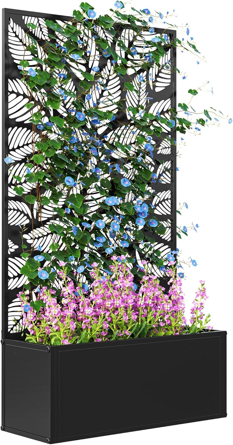 Metal Raised Garden Bed with T - đánh giá và giá Planter Raised Metal