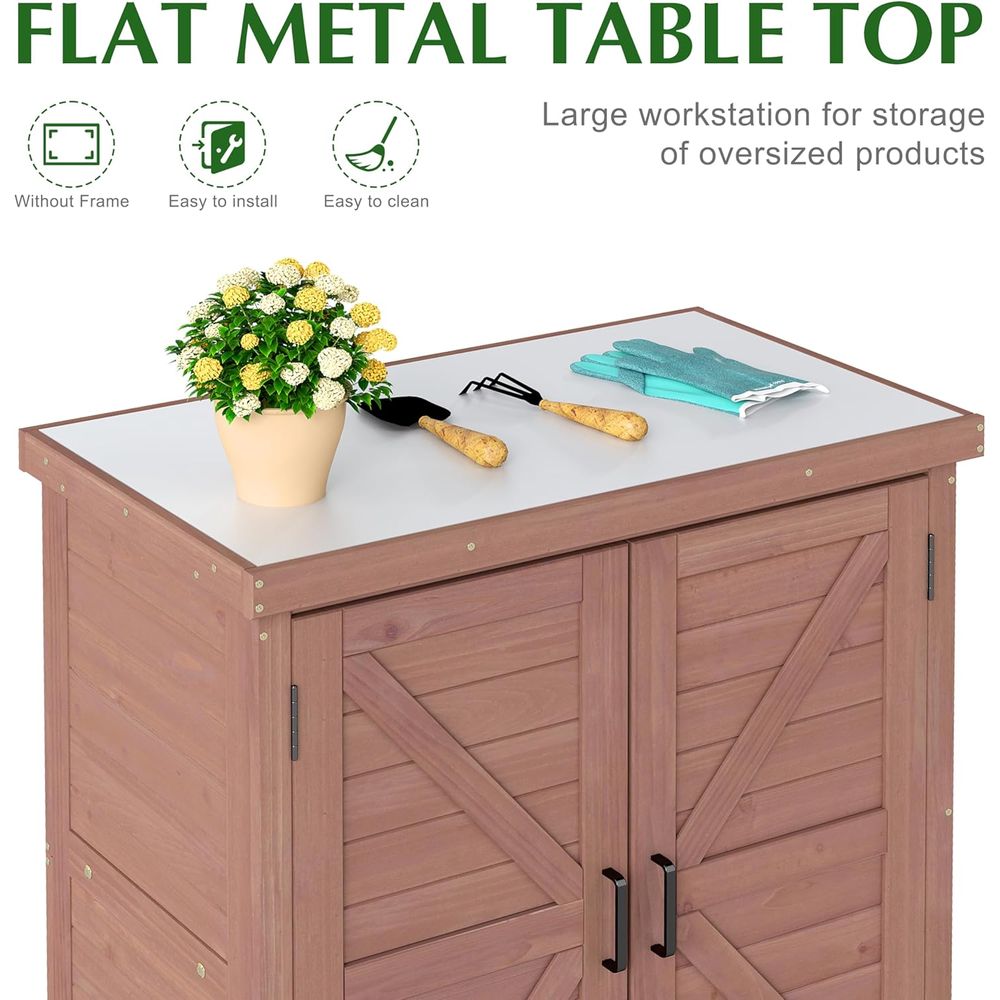 Outdoor Storage Cabinet & Pott - đánh giá và giá Outdoor Furniture With Storage