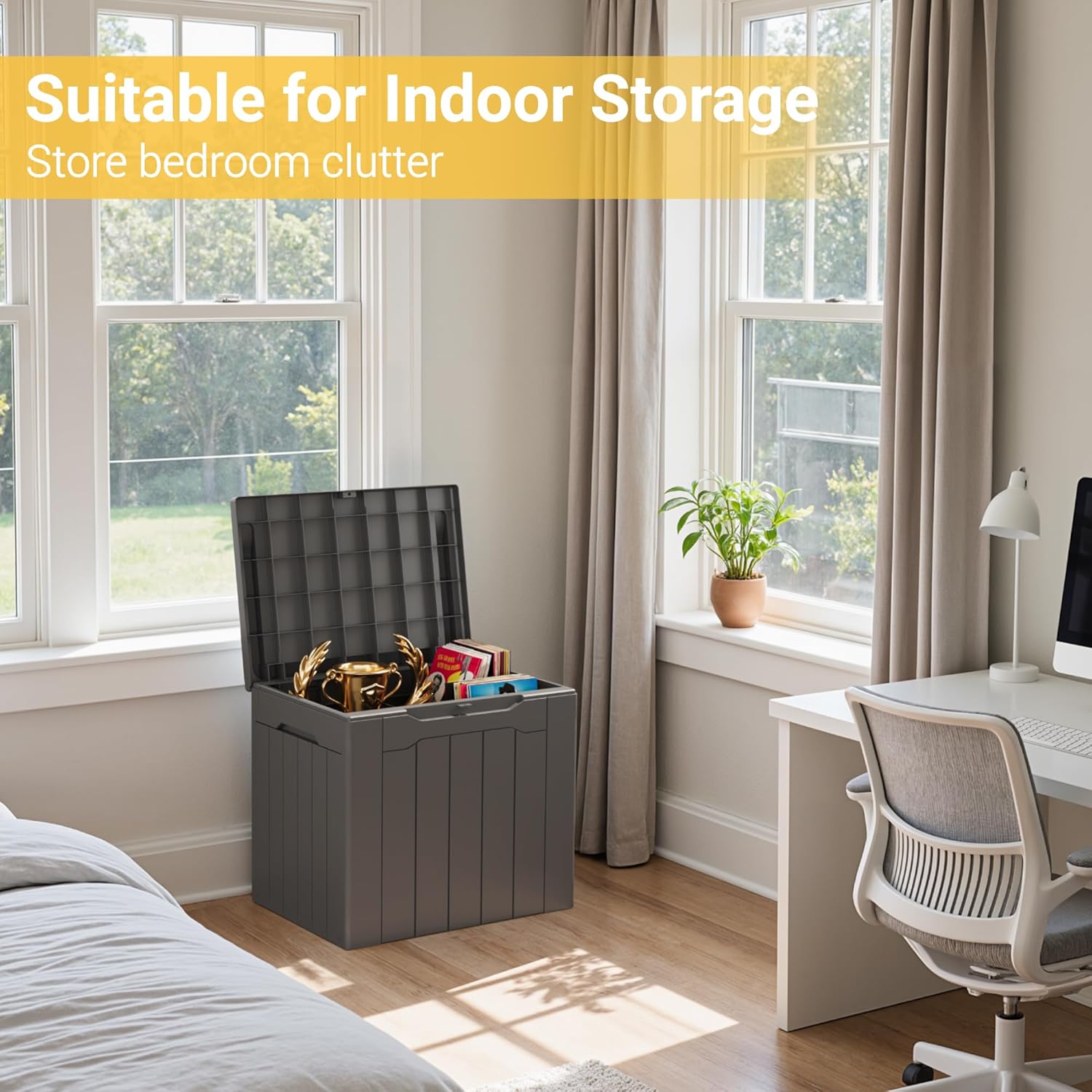 31 Gallon Outdoor Storage Box  - đánh giá và giá Outdoor Furniture With Storage