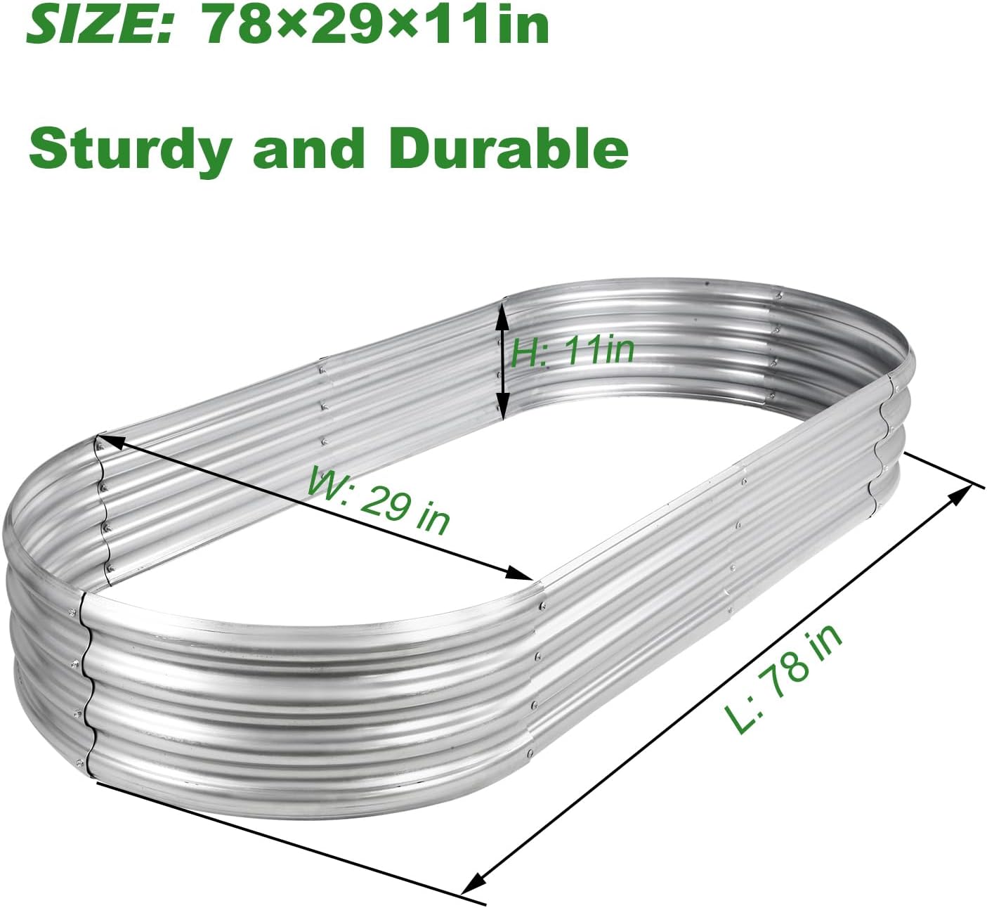 Raised Garden Bed GRS Certifie - đánh giá và giá Planter Raised Metal