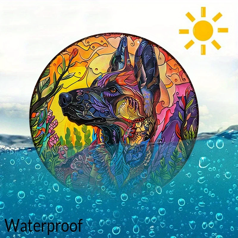 Belgian Malinois Dog 20.32x20. - đánh giá và giá Outdoor Furniture Metal