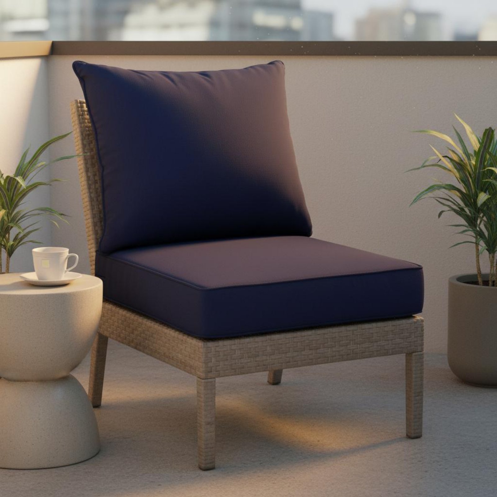 Patio Chair Pad Hidden Closure - đánh giá và giá Outdoor Furniture Cushions