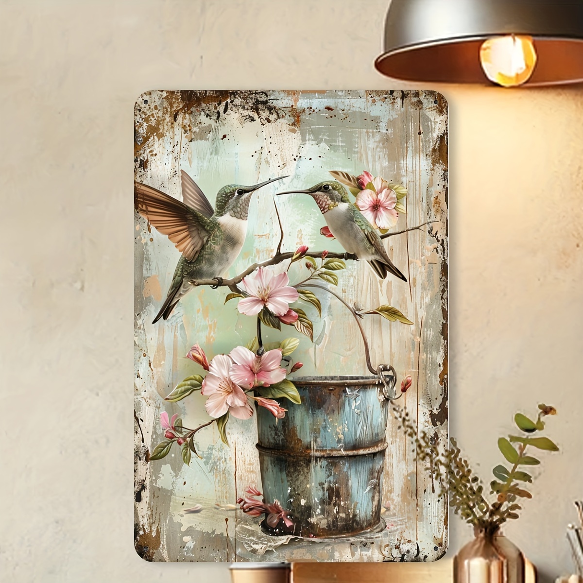 1pc Vintage Hummingbird & Flor - đánh giá và giá Outdoor Furniture Metal