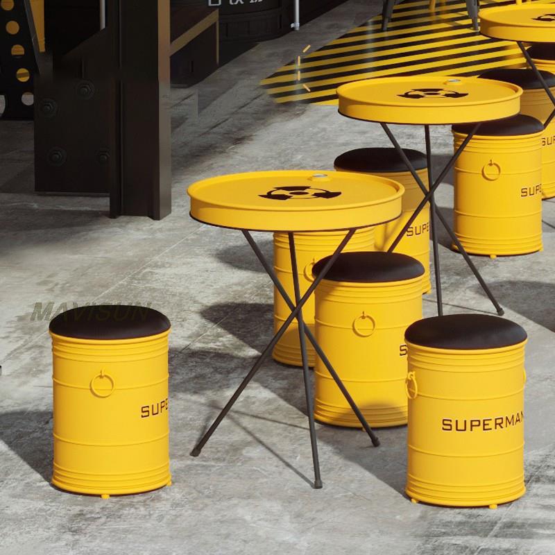 Creative Wrought Iron Oil Drum - đánh giá và giá Outdoor Furniture Oil